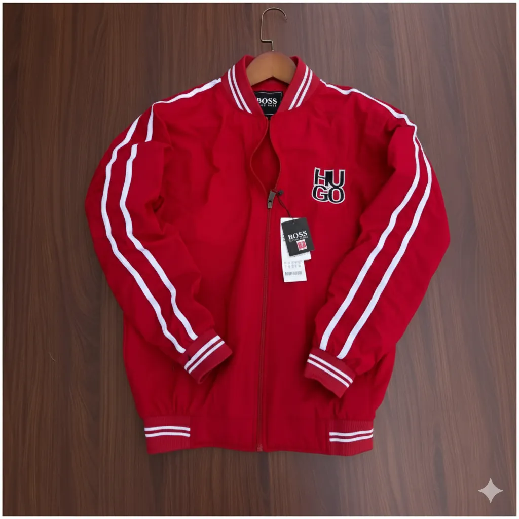 HOGO BOSS Designer Jacket (M, Red)