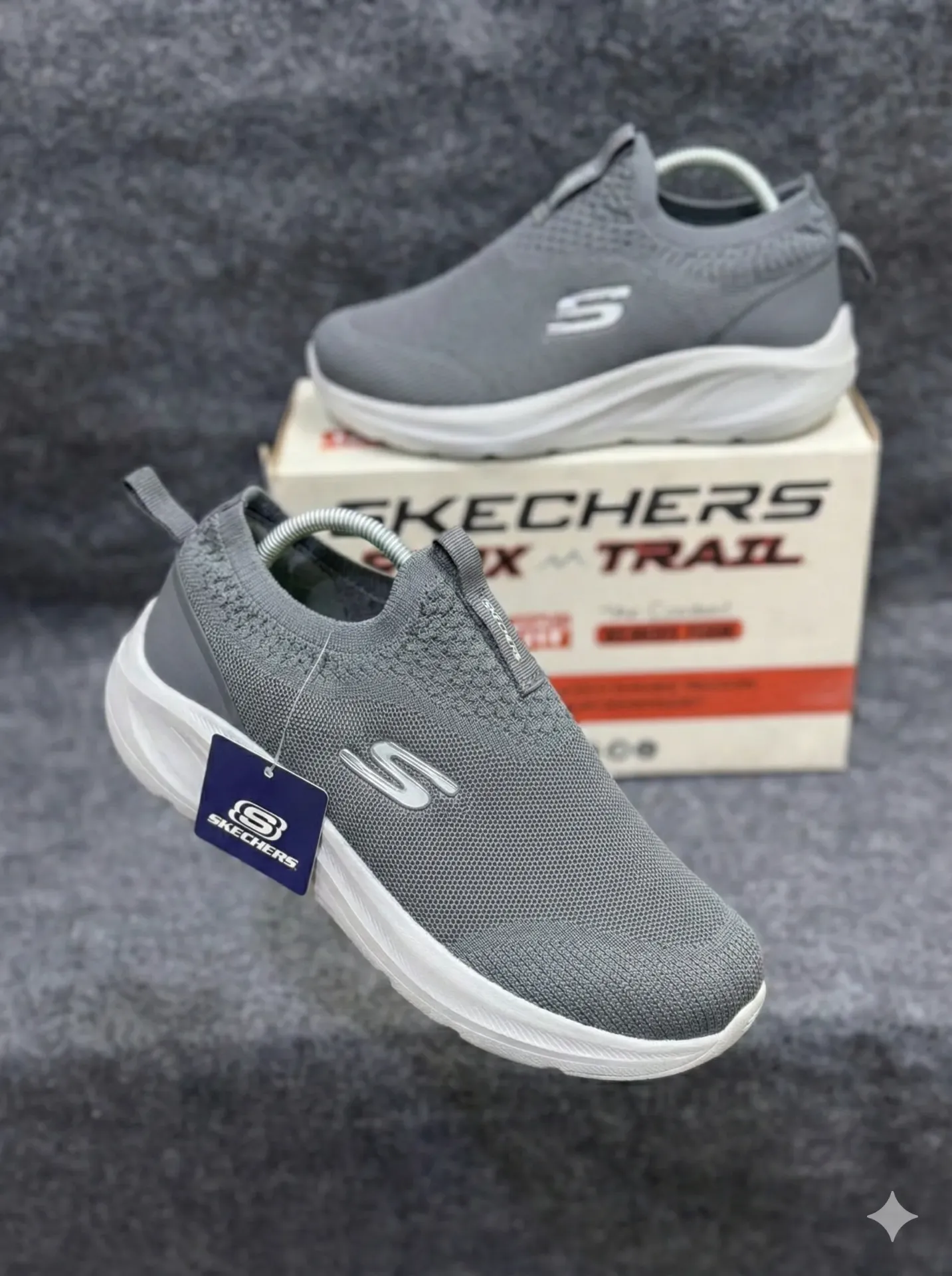 SKECHER’S Relaxed Fit (Grey, 7)
