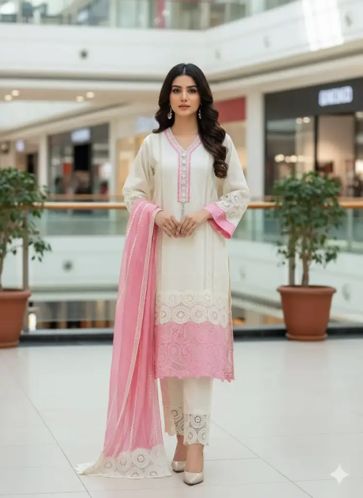 New Big size kurti & Palazzo sat