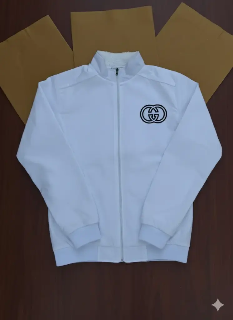 RL POLO fully waterproof jacket (White, M)